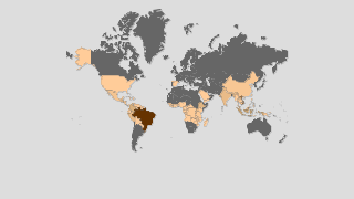 Wereldkoffieproductie per land Thumbnail