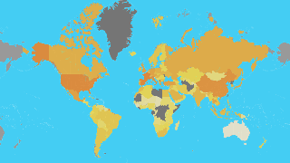 Countries by Number of Incoming Tourists Thumbnail
