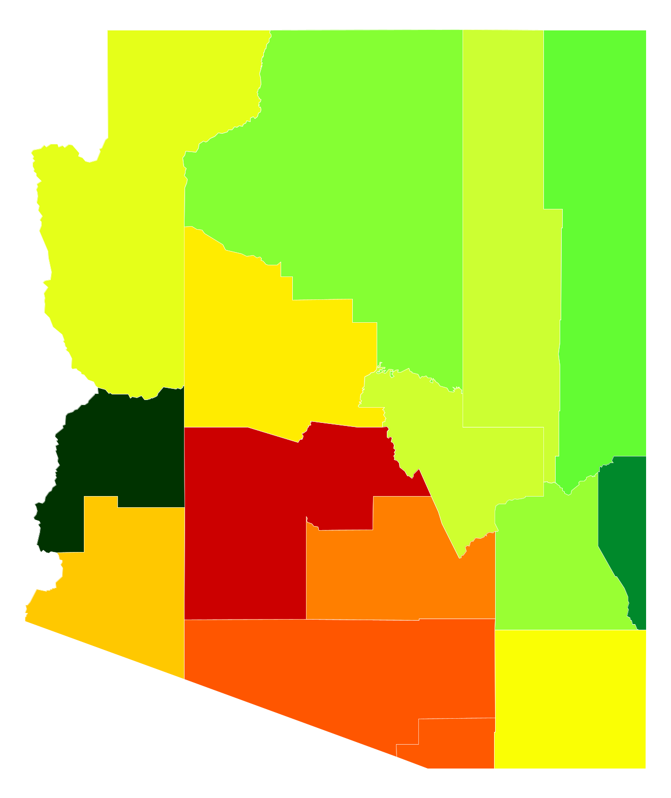 Arizona Population Density