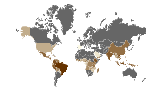 Pays par production de café Thumbnail