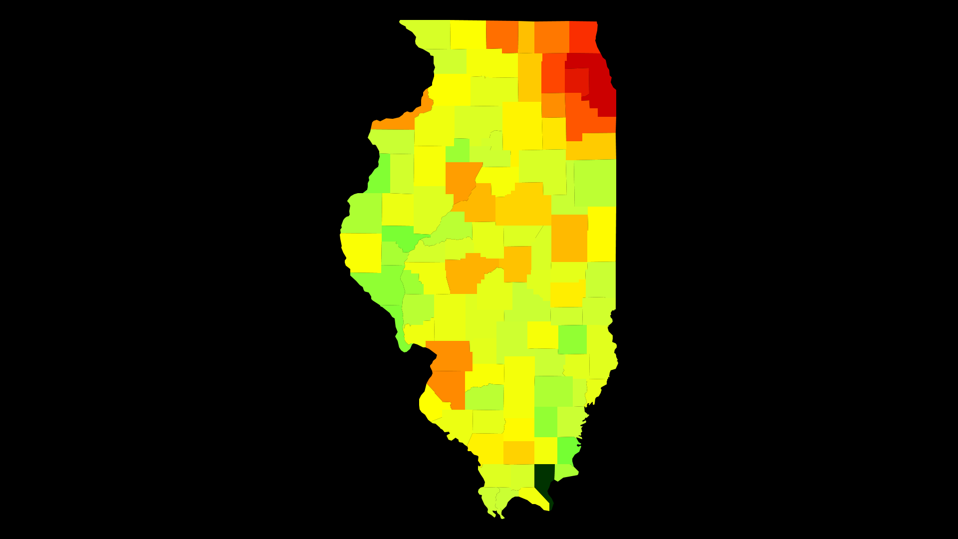 Illinois Population Density