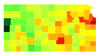 Kansas Population Density Thumbnail