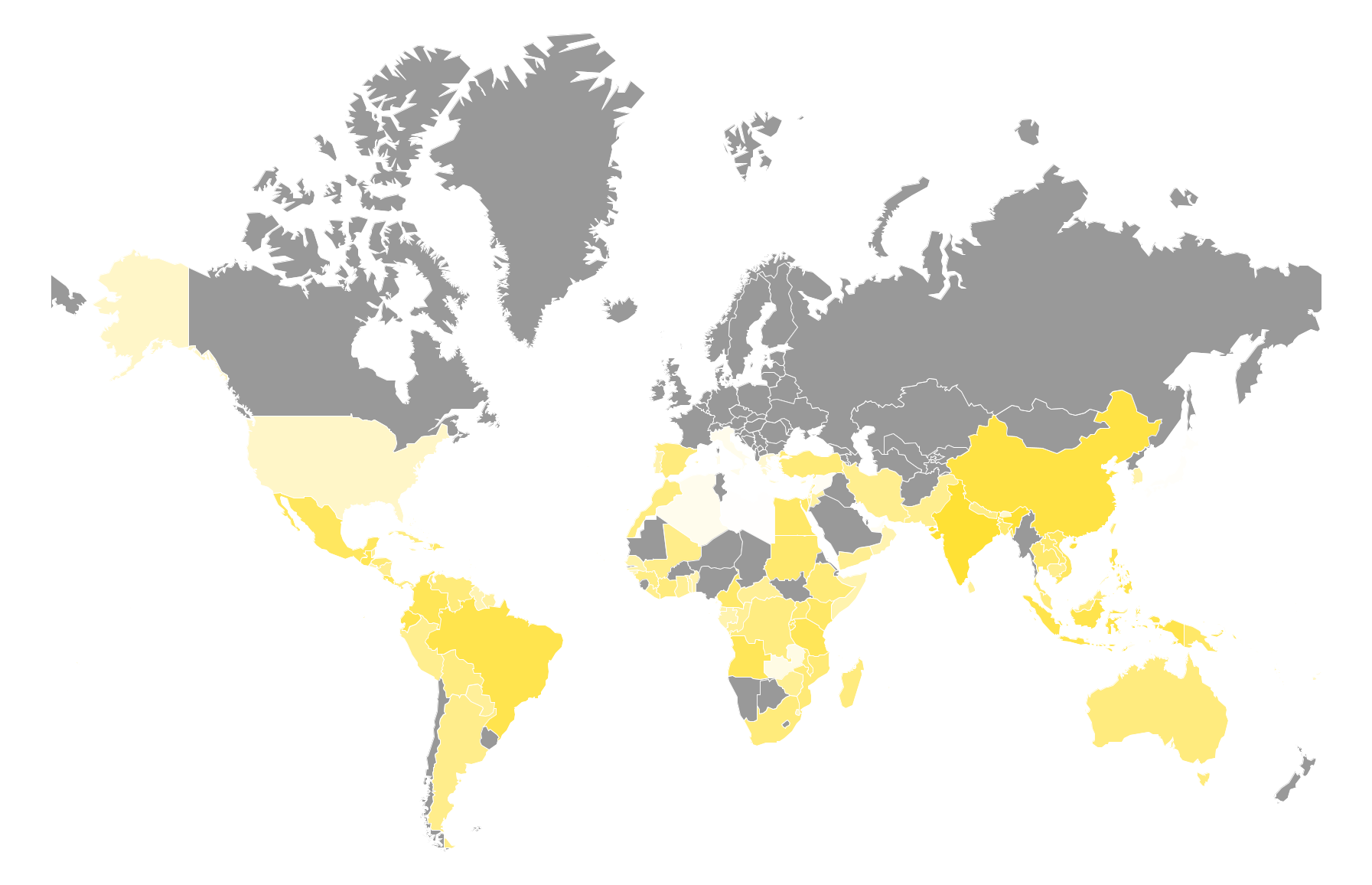 Os principais países produtores de banana do mundo