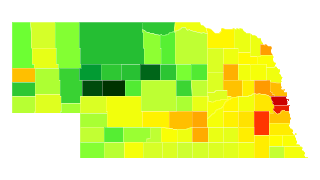 Nebraska Population Density Thumbnail