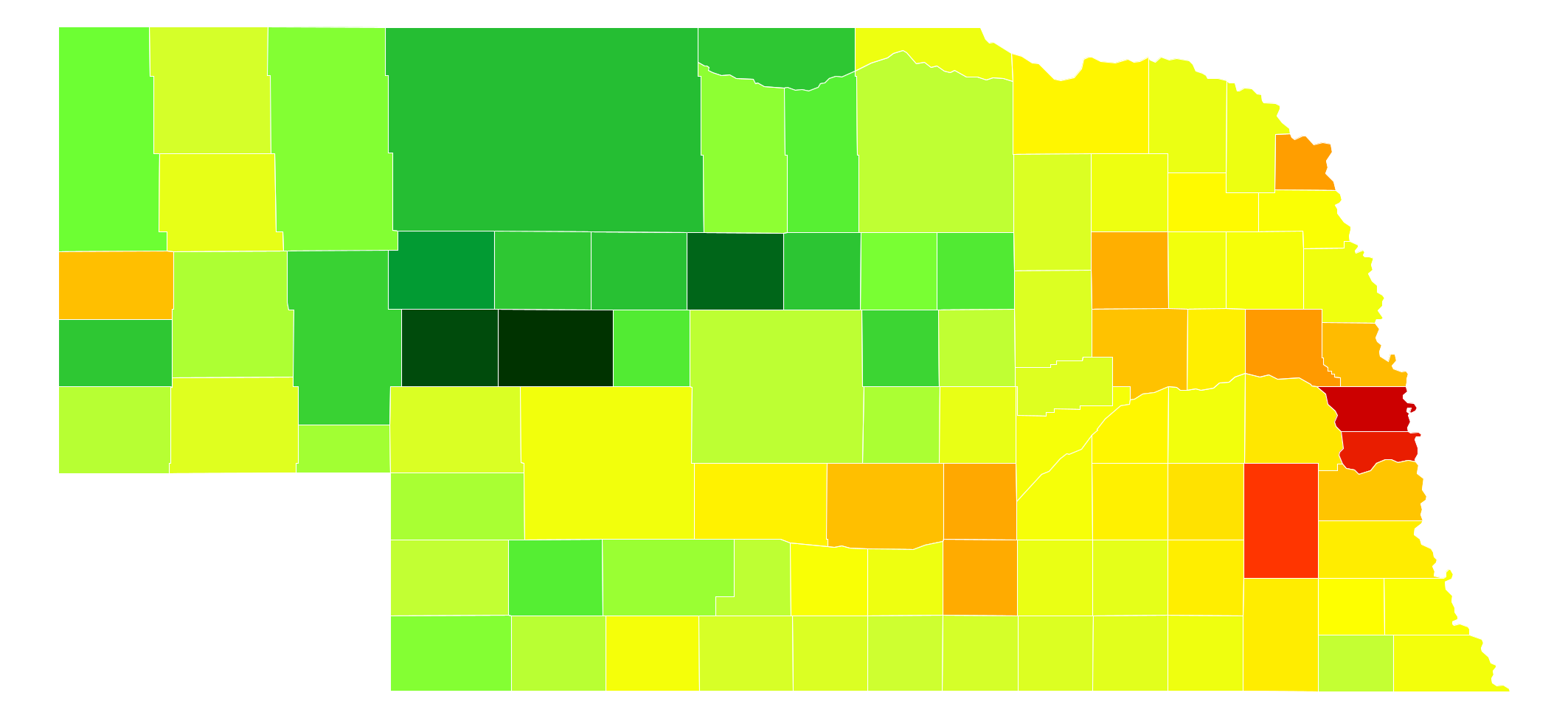 Nebraska Population Density