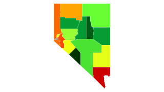 Nevada Population Density Thumbnail