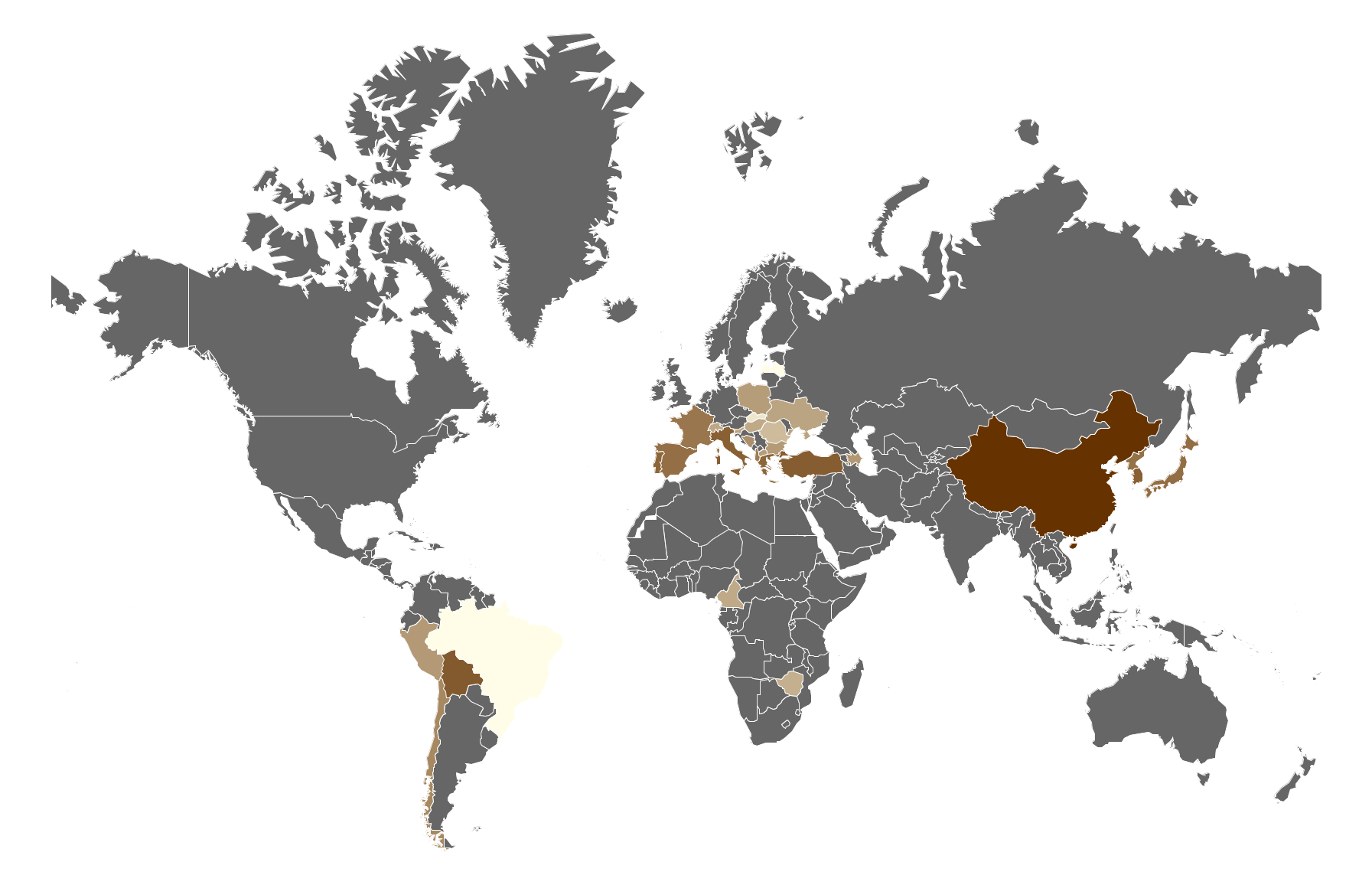 World's top Chestnut Producing Countries