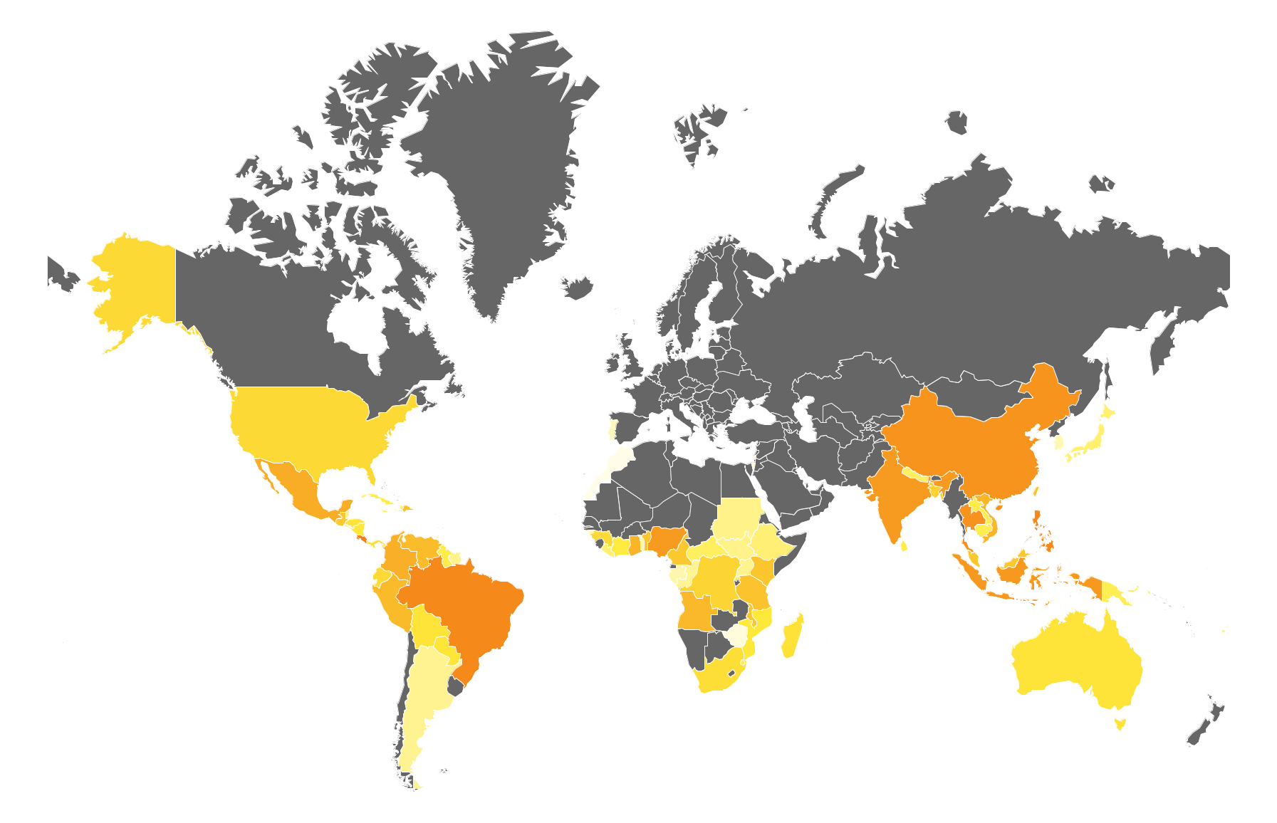 Countries by Pineapple Production