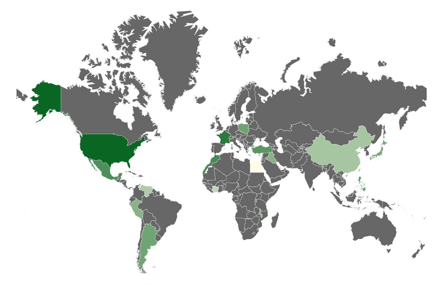 Top String And Bean Producing Countries