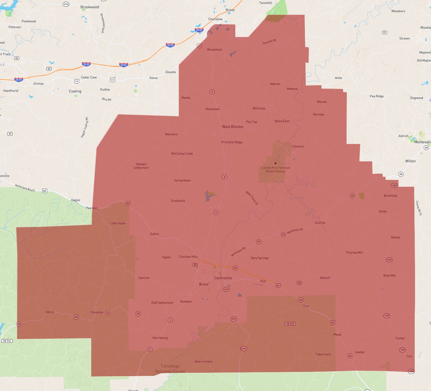 Alabama Bibb County