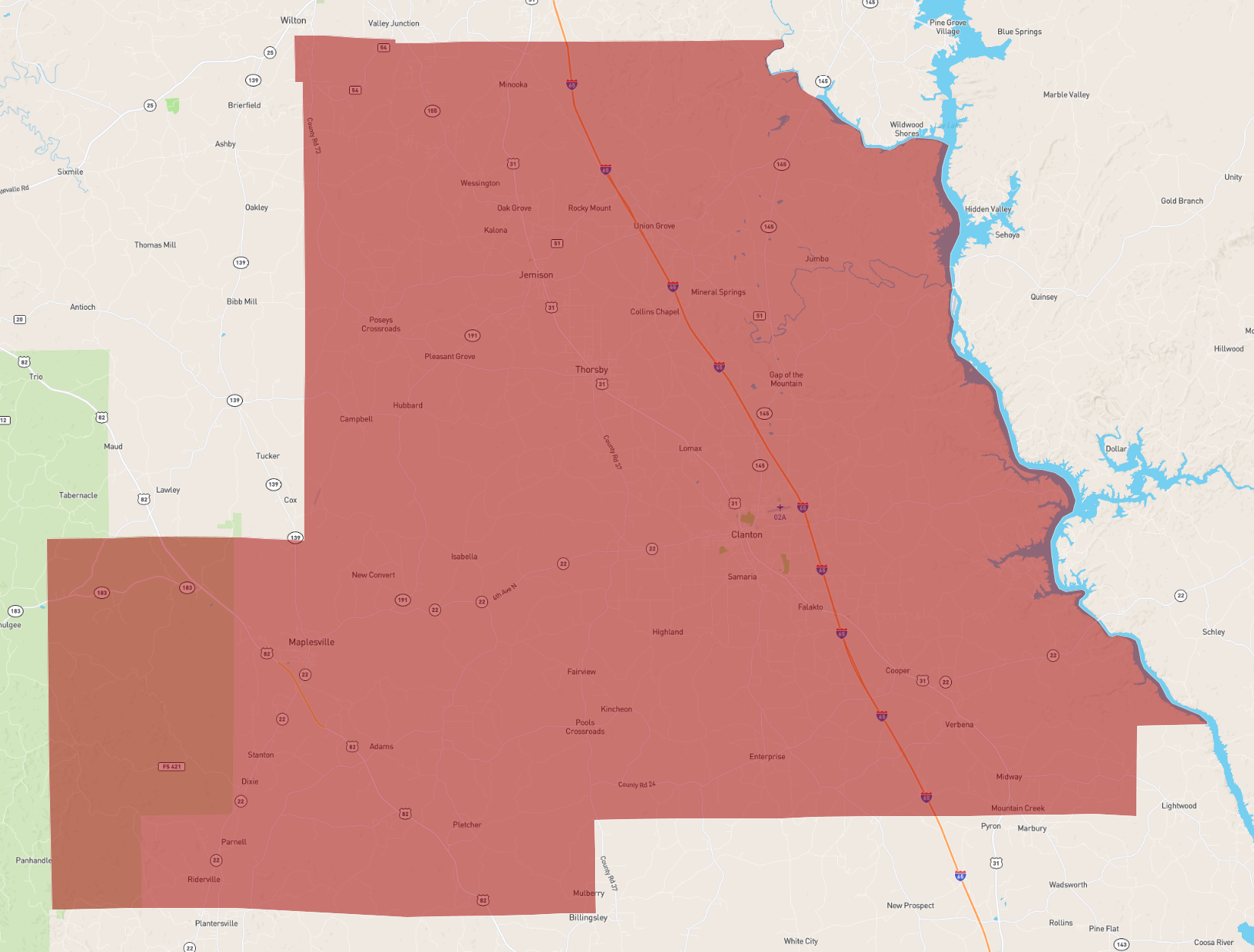 Alabama Chilton County