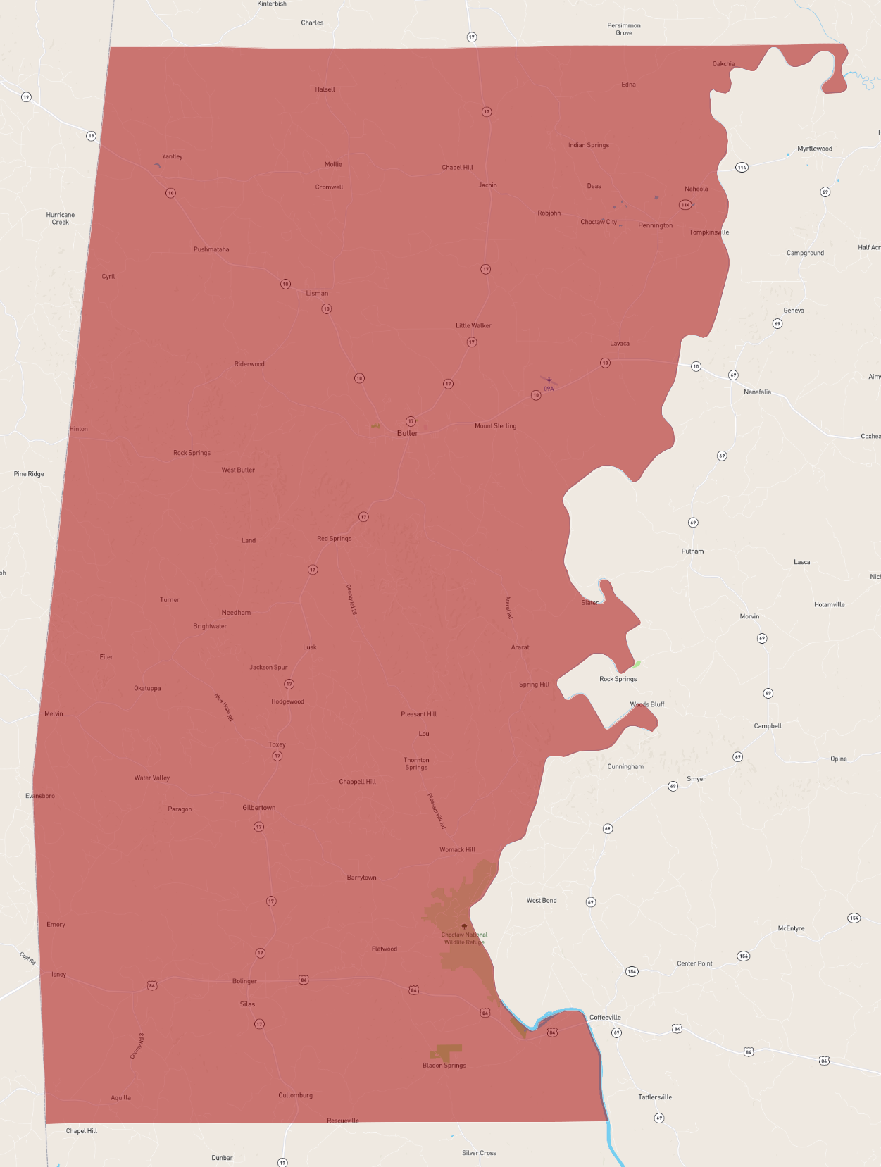 Alabama Choctaw County