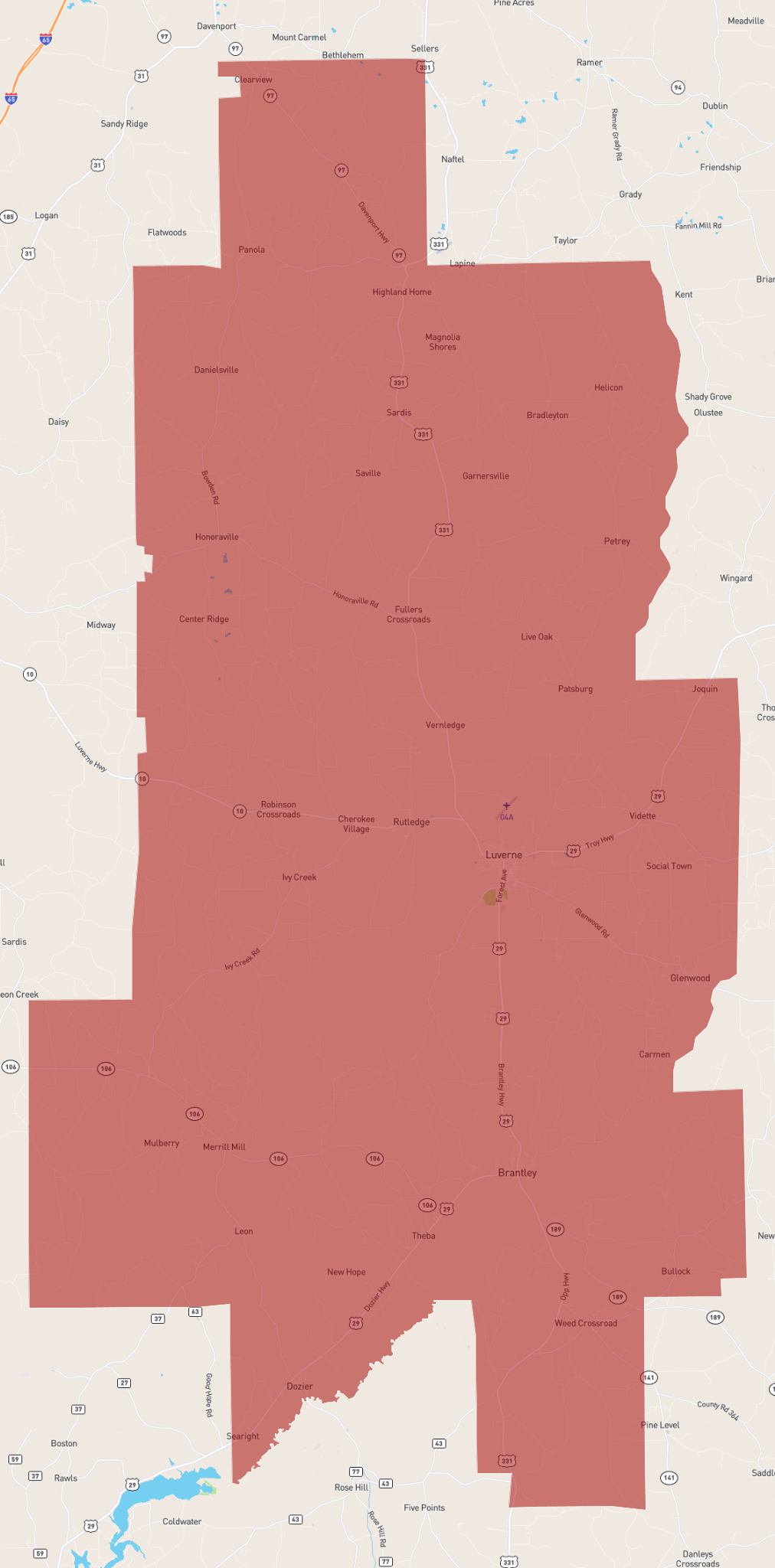 Alabama Crenshaw County