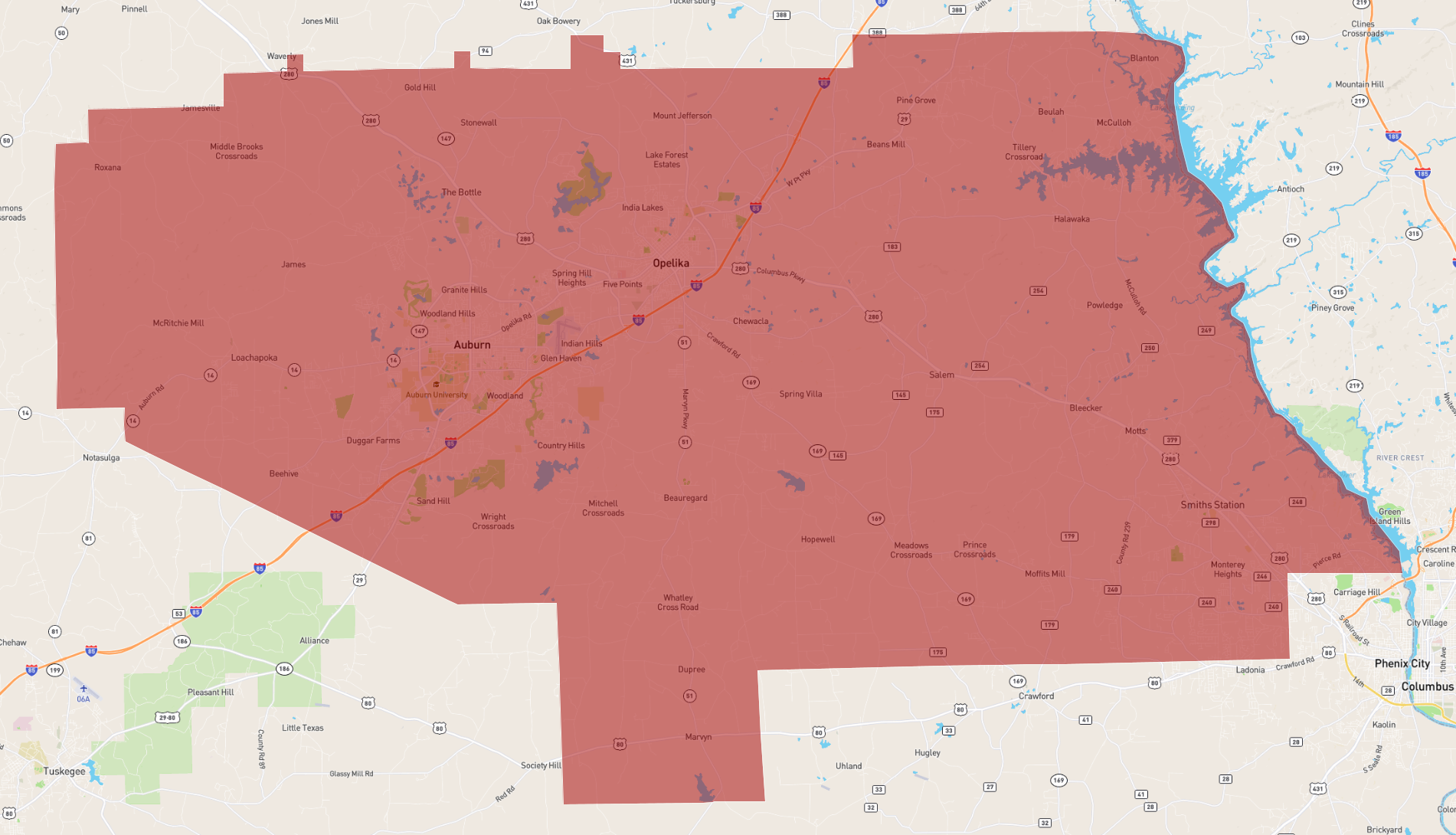 Alabama Lee County