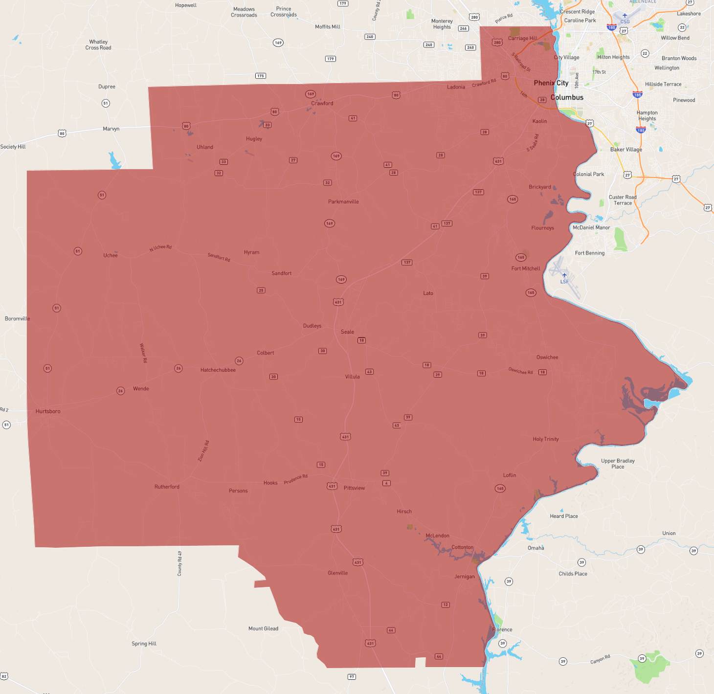Alabama Russell County