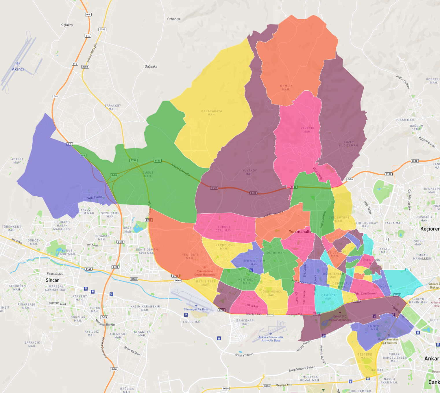 Ankara Yenimahalle nin Mahalleleri AtlasBig ankara-yenimahalle-nin-mahalleleri-atlasbig