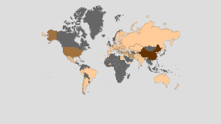 الإنتاج العالمي من الجوز حسب البلد Thumbnail
