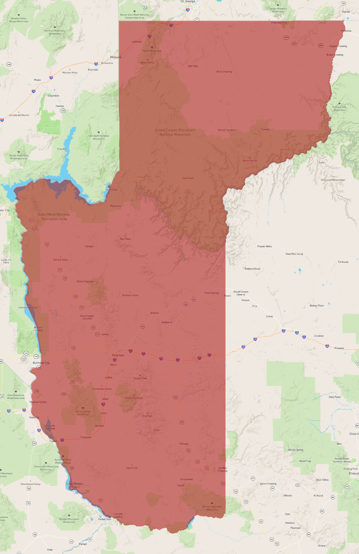 Arizona mohave county atlasbig