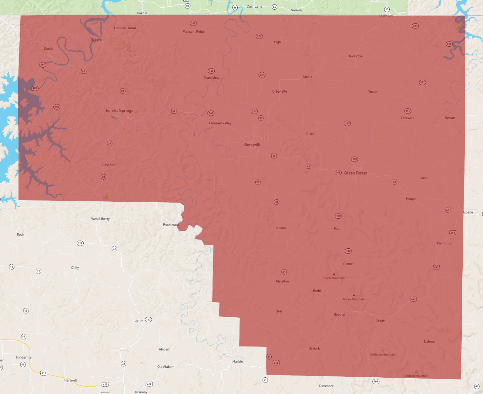 Arkansas Carroll County