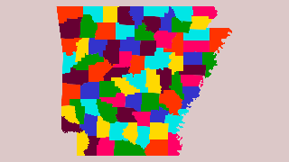 Counties of Arkansas Thumbnail