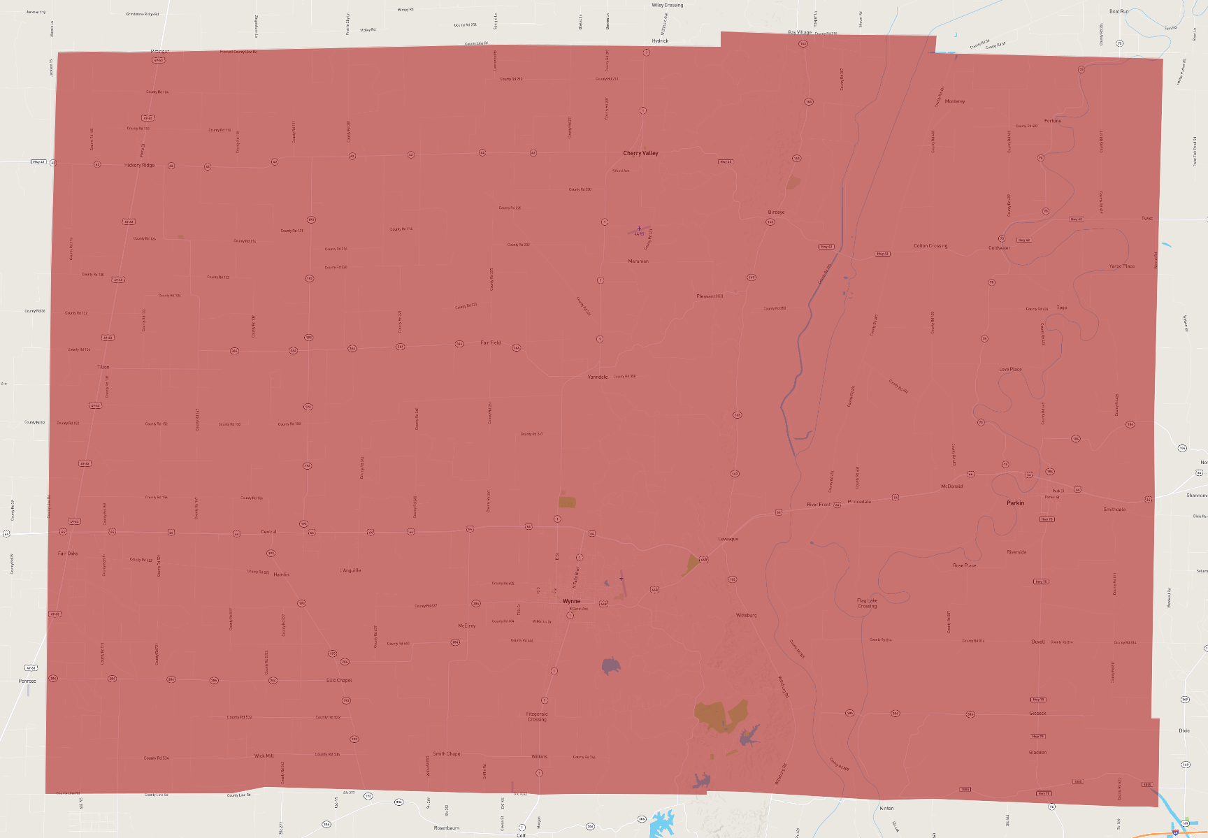 Arkansas Cross County
