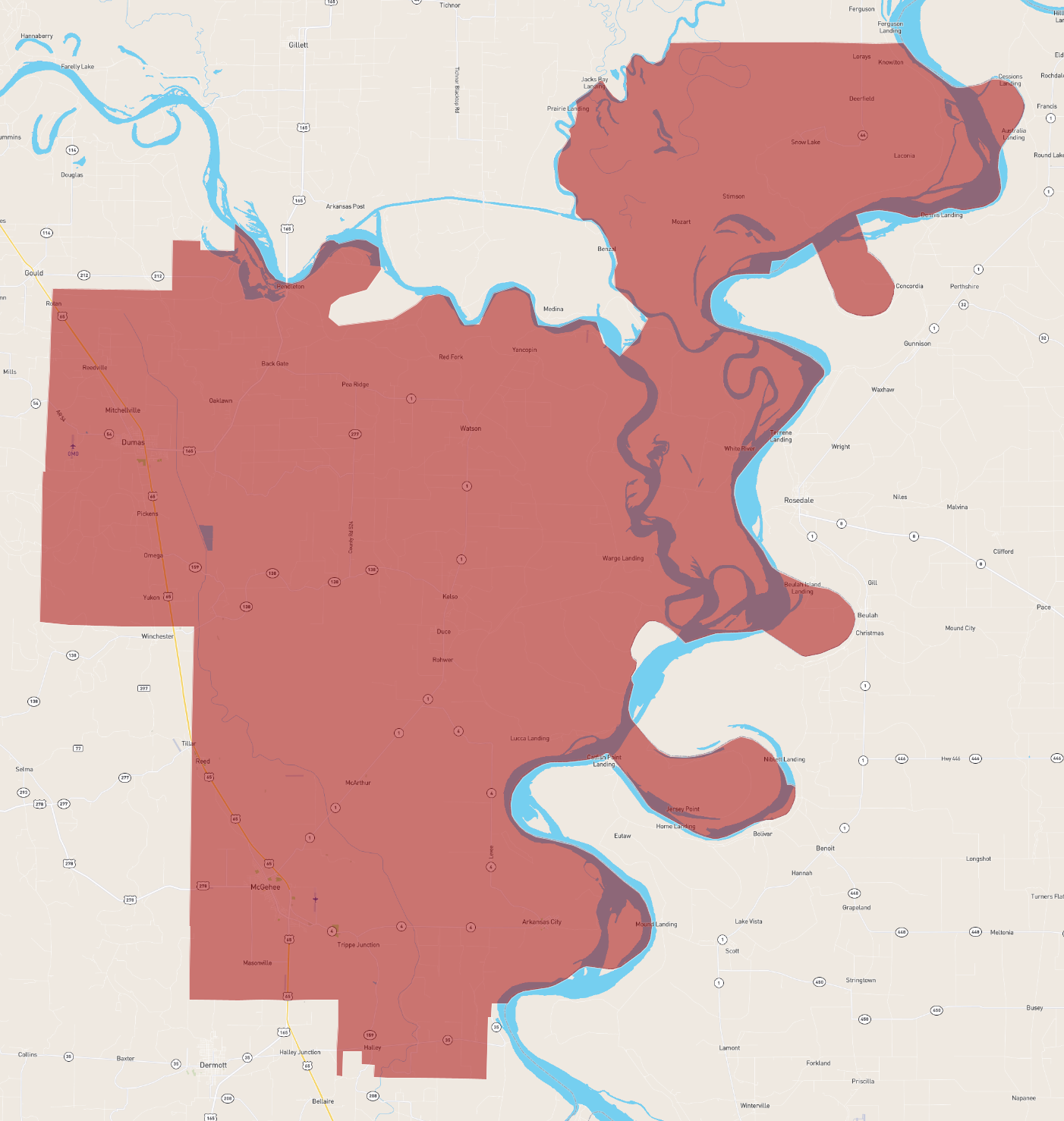 Arkansas Desha County