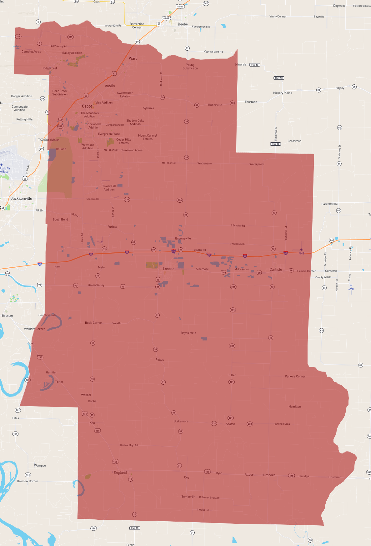 Arkansas Lonoke County