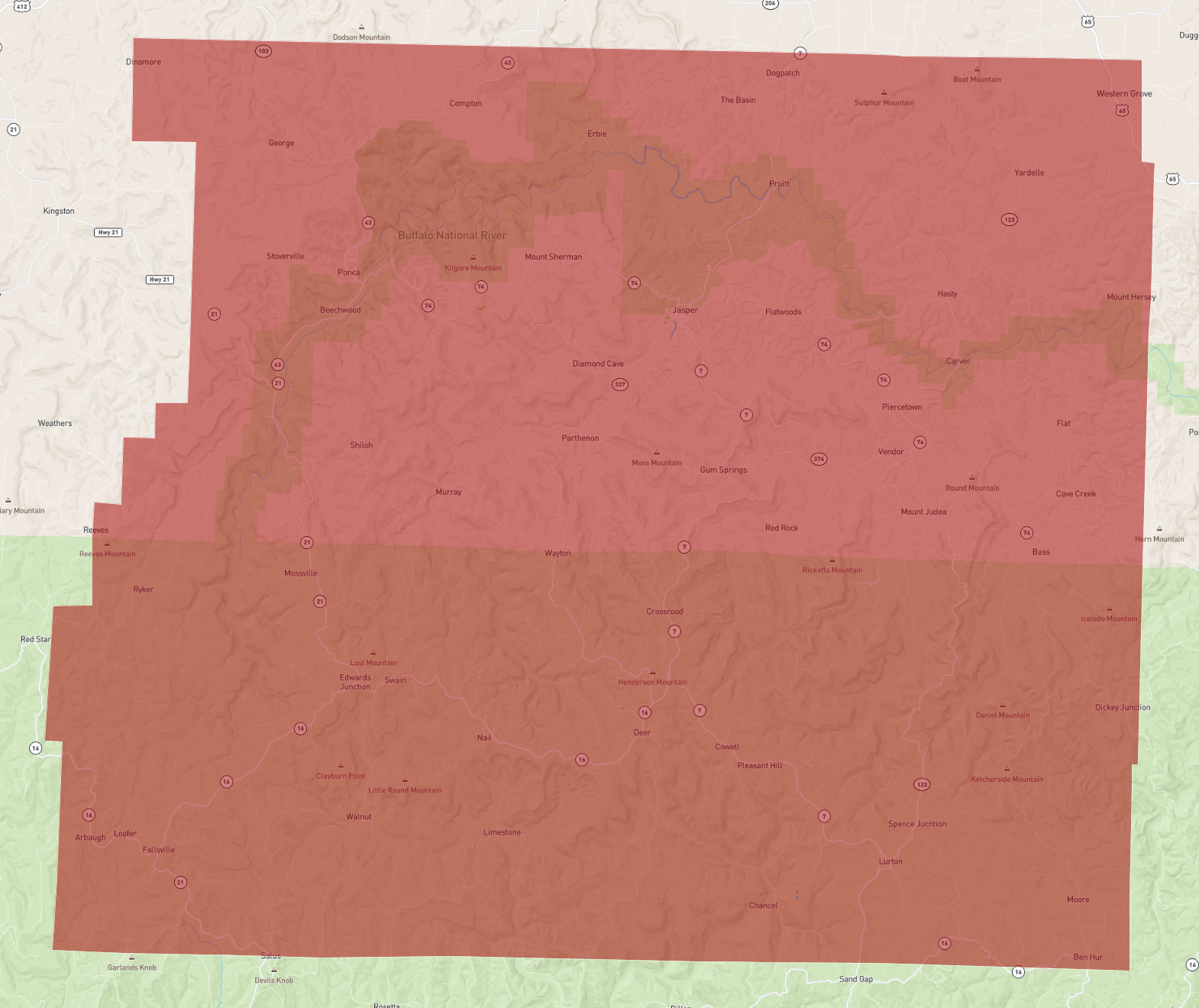 Arkansas Newton County