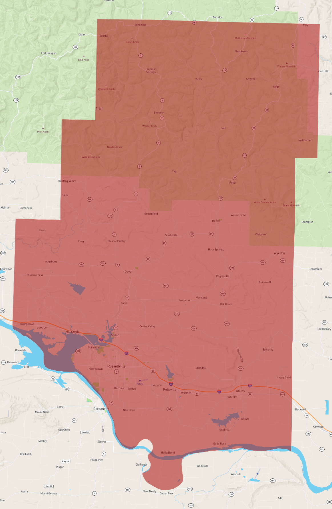 Arkansas Pope County