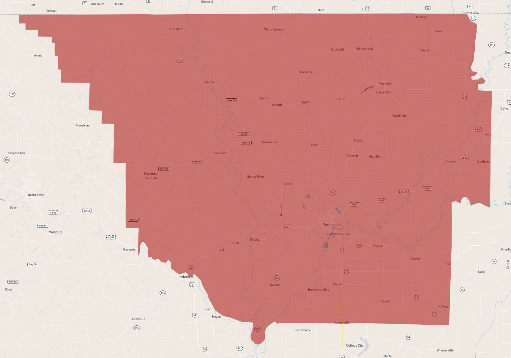 Arkansas Randolph County