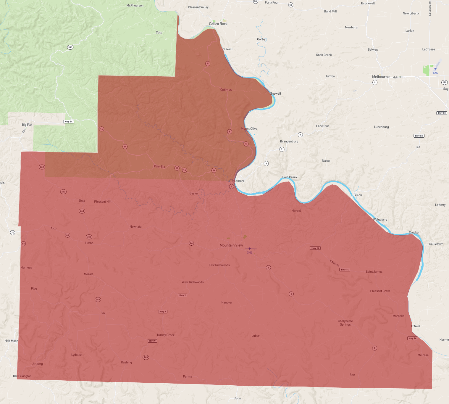 Arkansas Stone County