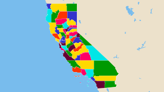Counties in California Thumbnail
