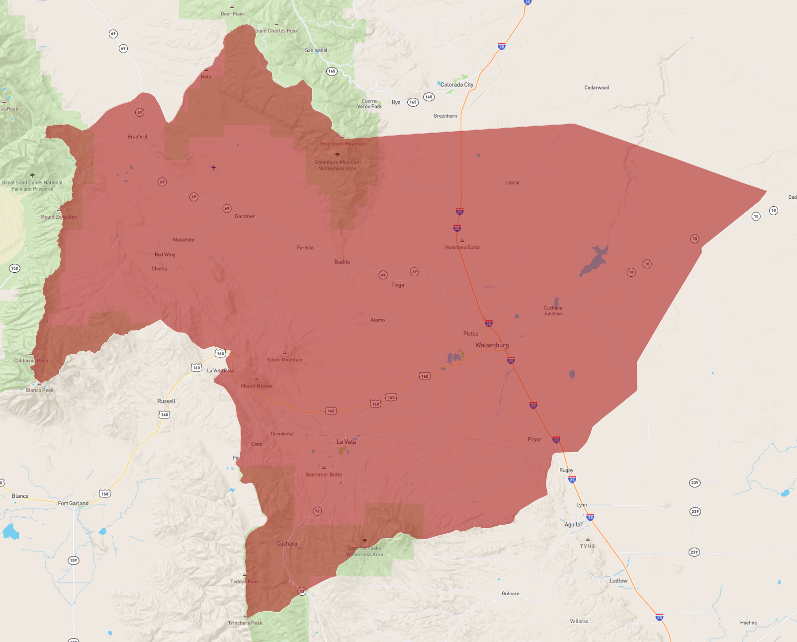 Colorado Huerfano County