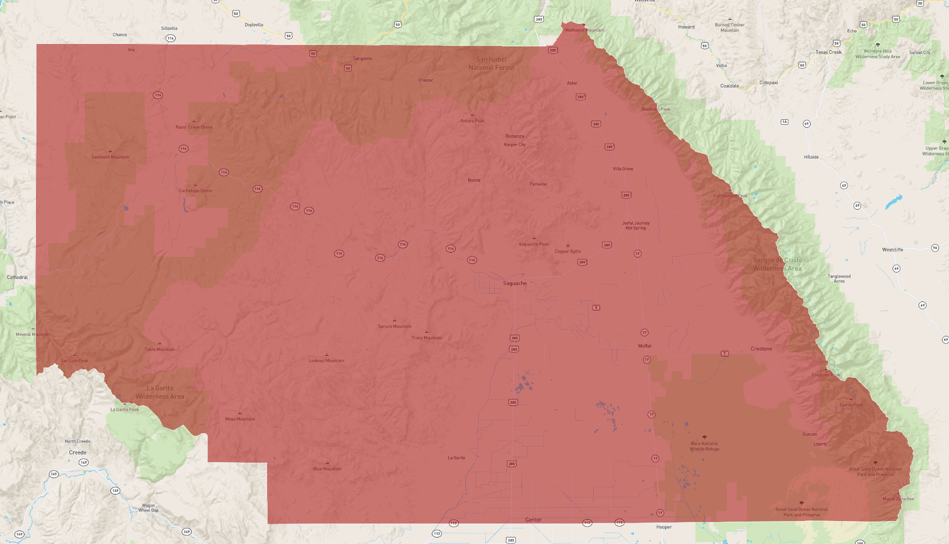 Colorado Saguache County