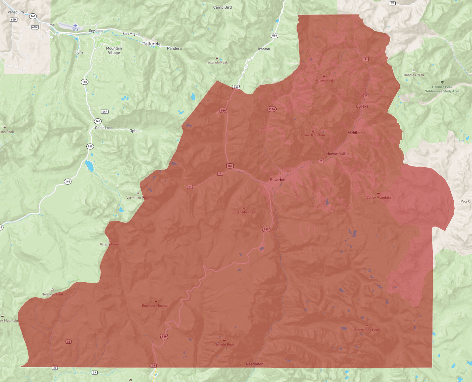 Colorado San Juan County