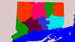 Counties of Connecticut Thumbnail