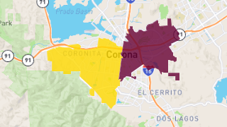 Zip Codes in Corona Thumbnail