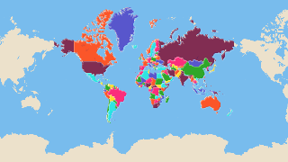 List and Map of Countries Thumbnail