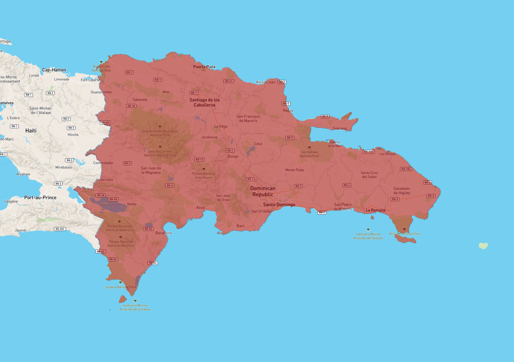Dominican Republic AtlasBig