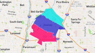 Zip Codes in Downey Thumbnail