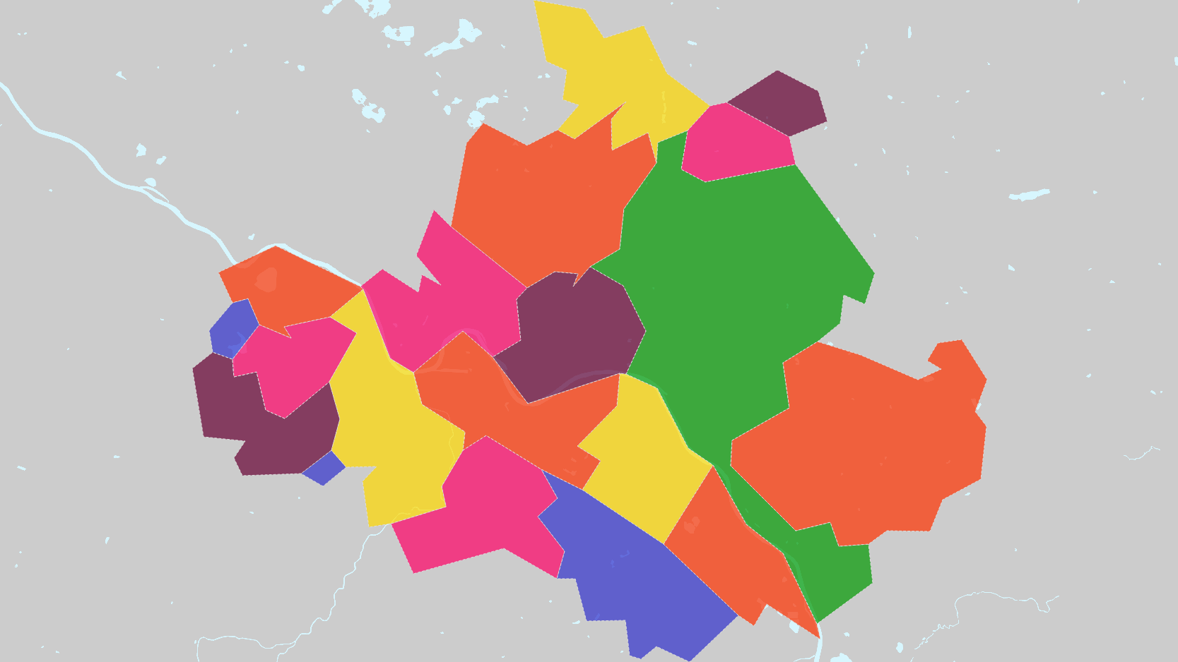Dresden Stadtbezirke Karte - AtlasBig.com