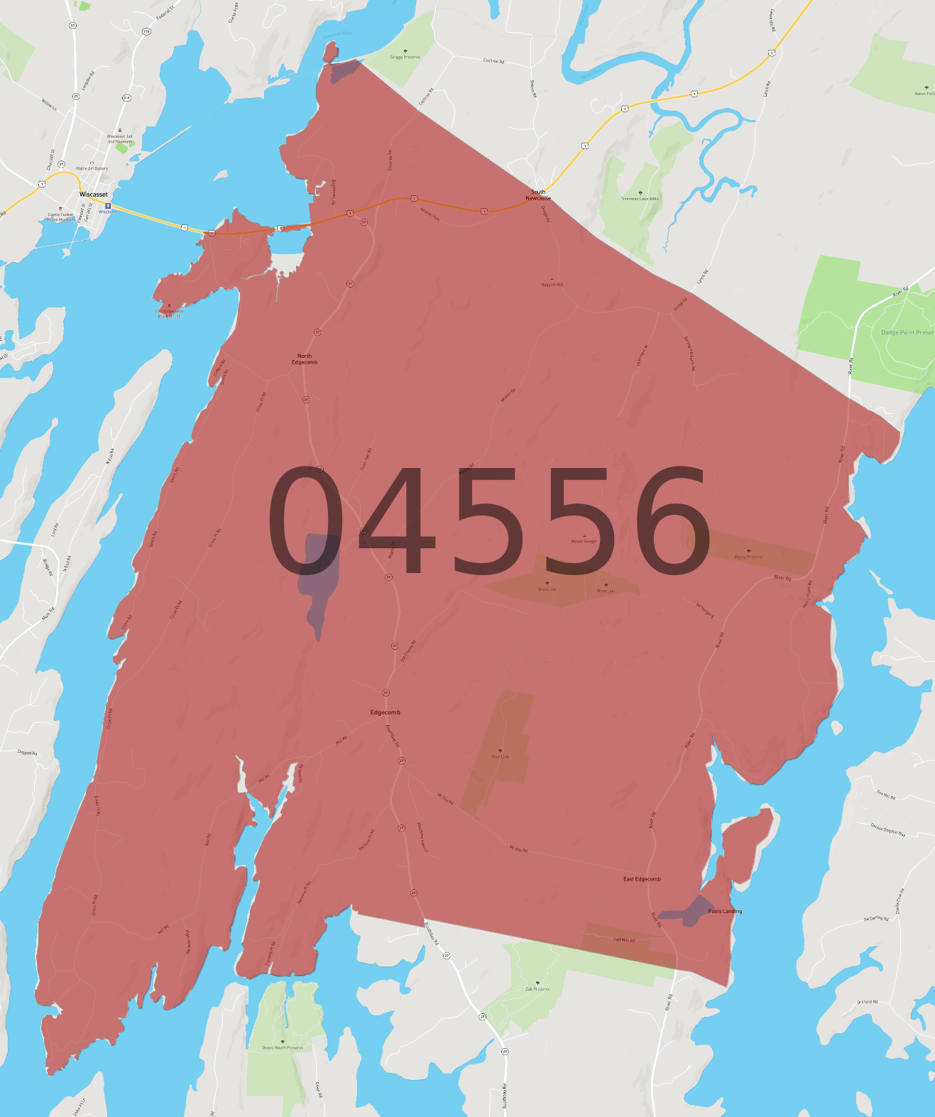 Zip Code 04556