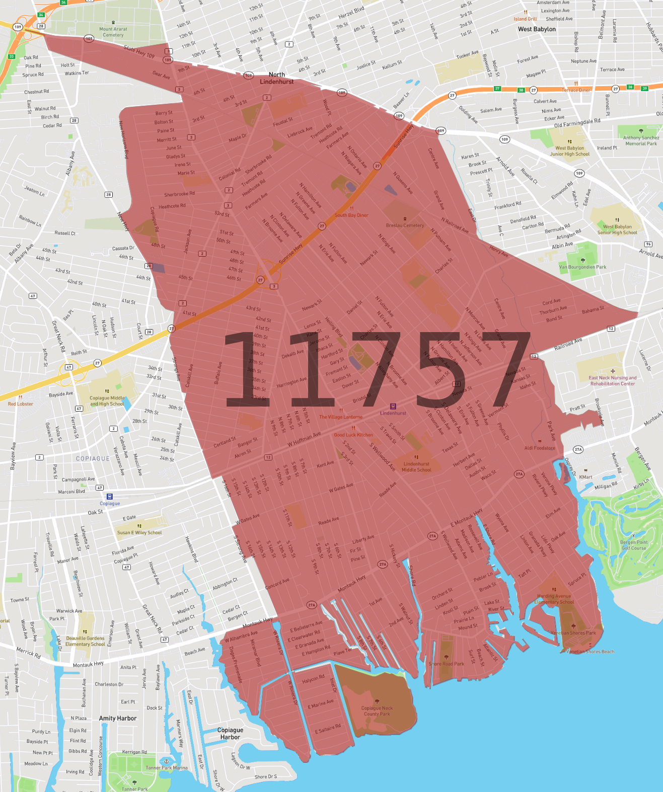 Zip Code 11757