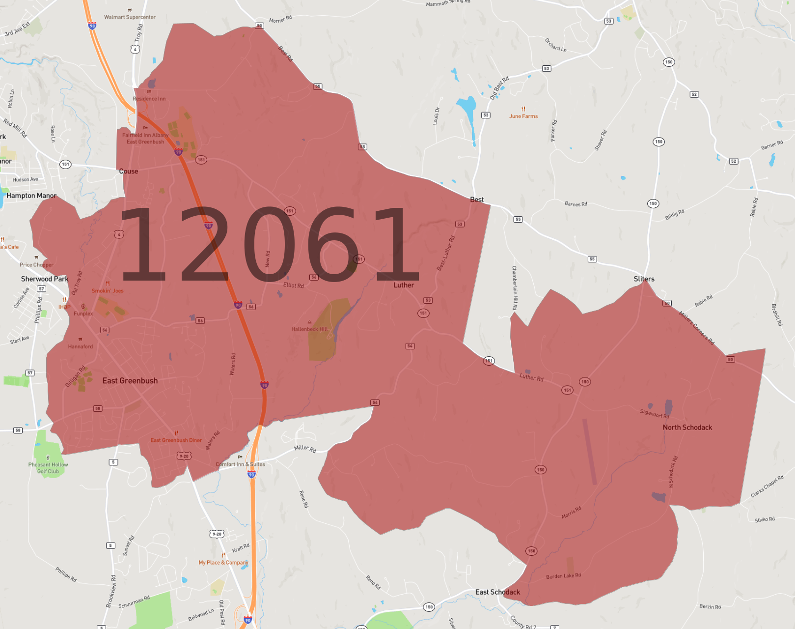 Zip Code 12061