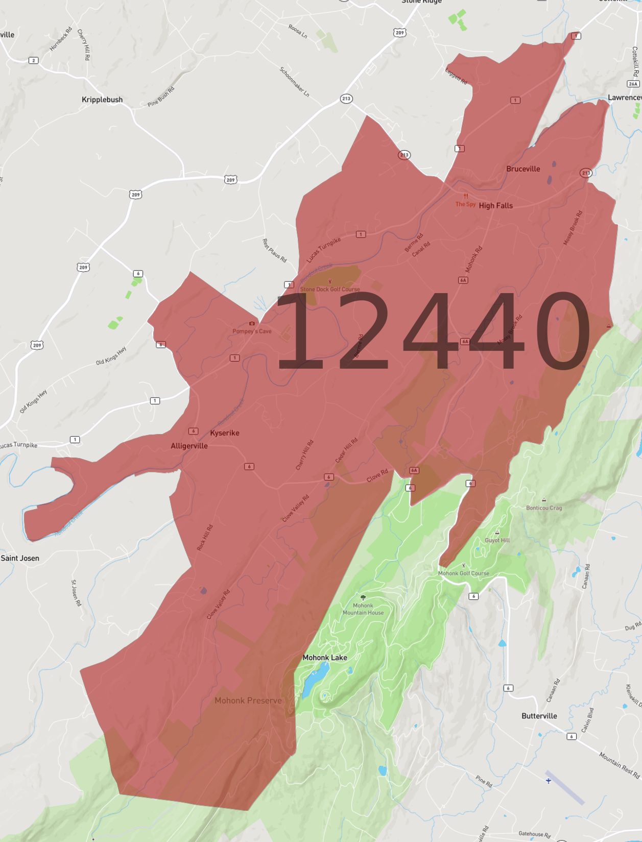 Zip Code 12440