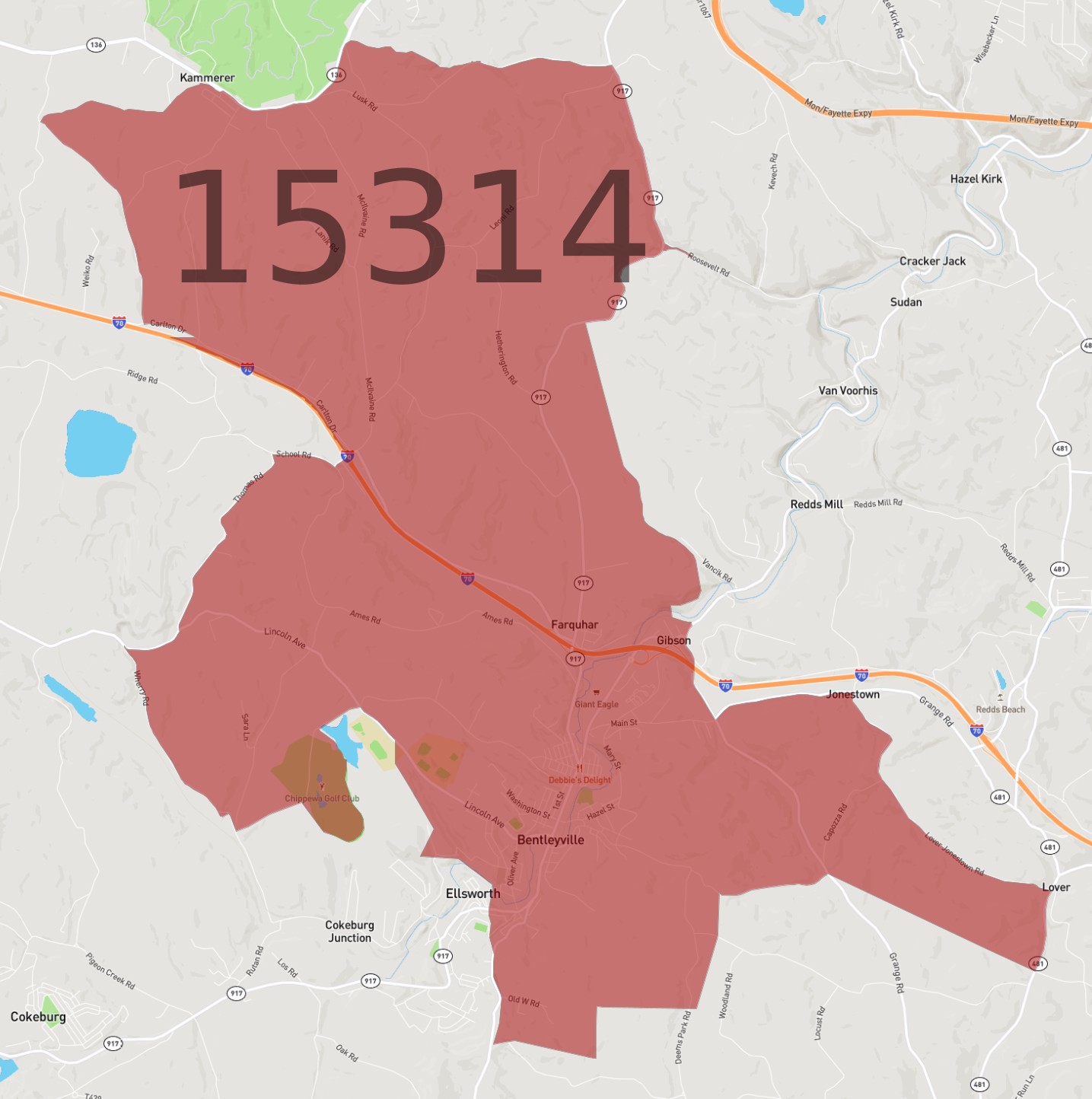 Zip Code 15314