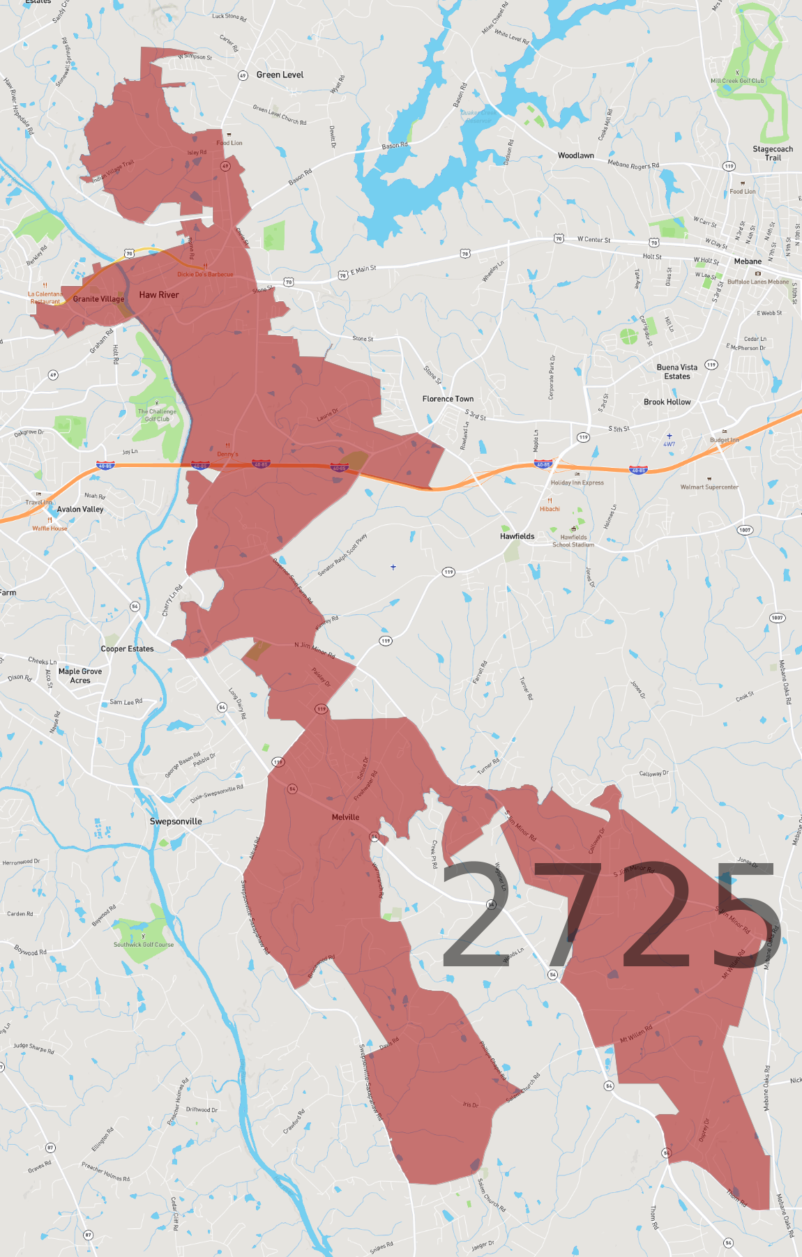 Zip Code 27258