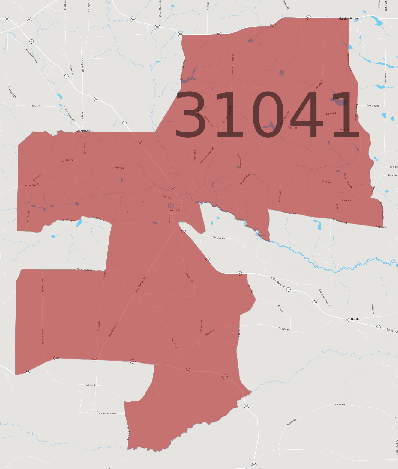 Zip Code 31041