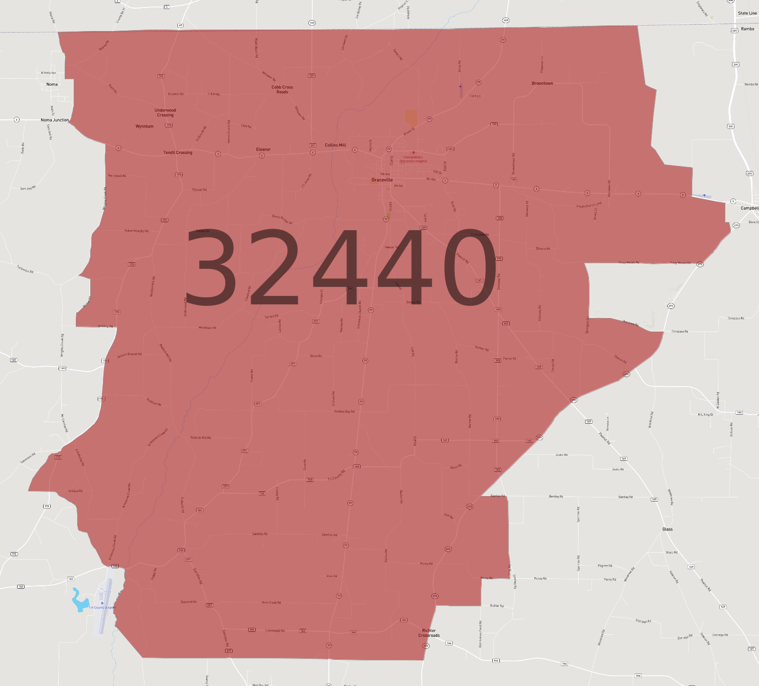 Zip Code 32440