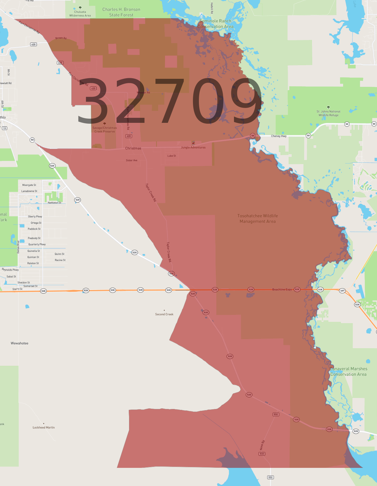 Zip Code 32709